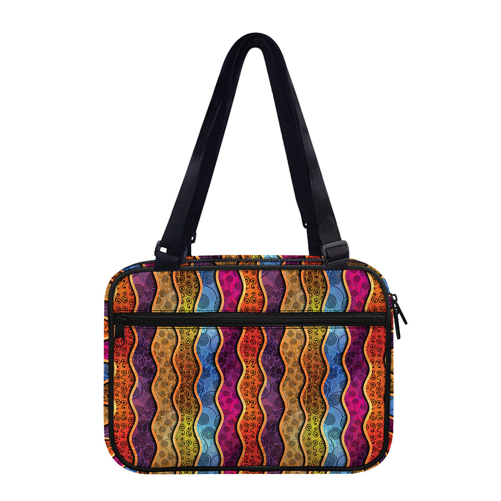 Afro Ethnic Inspired Print Double Strap Bible Bag