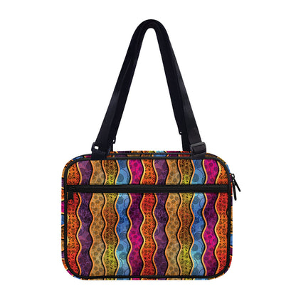 Afro Ethnic Inspired Print Double Strap Bible Bag