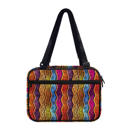Afro Ethnic Inspired Print Double Strap Bible Bag