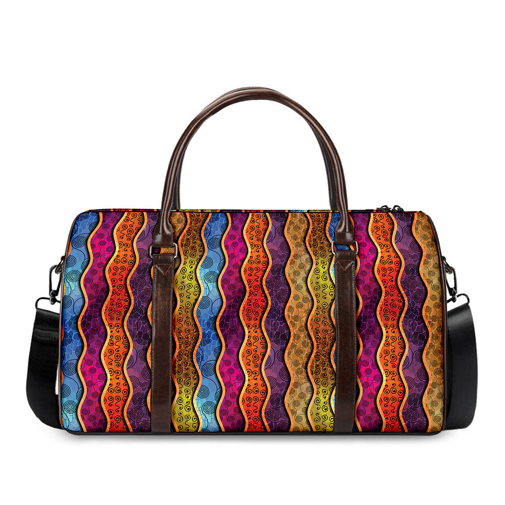 Afro Ethnic Inspired Print Duffle Bag