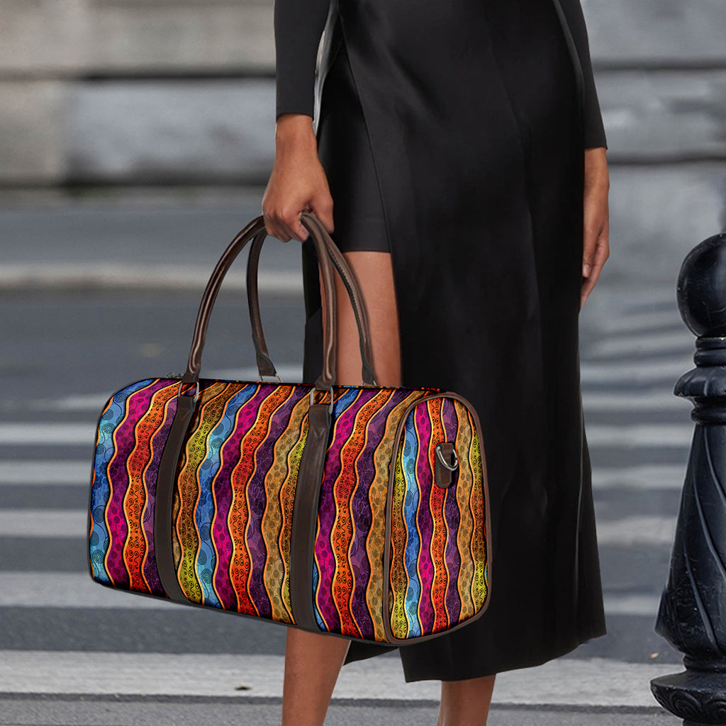 Afro Ethnic Inspired Print Duffle Bag