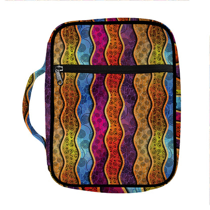 Afro Ethnic Inspired Print Front Pocket Bible Bag