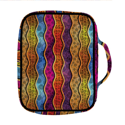 Afro Ethnic Inspired Print Front Pocket Bible Bag