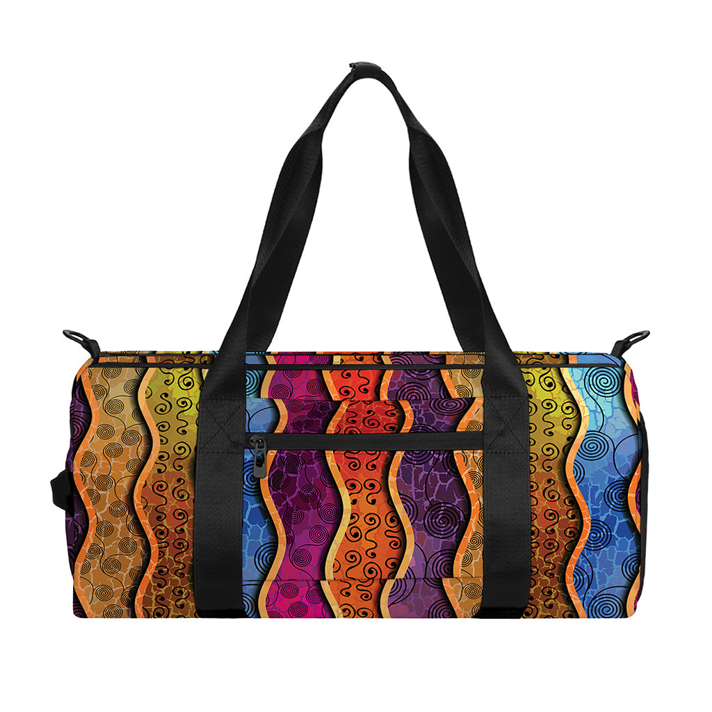 Afro Ethnic Inspired Print Gym Bag