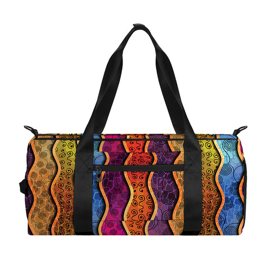 Afro Ethnic Inspired Print Gym Bag