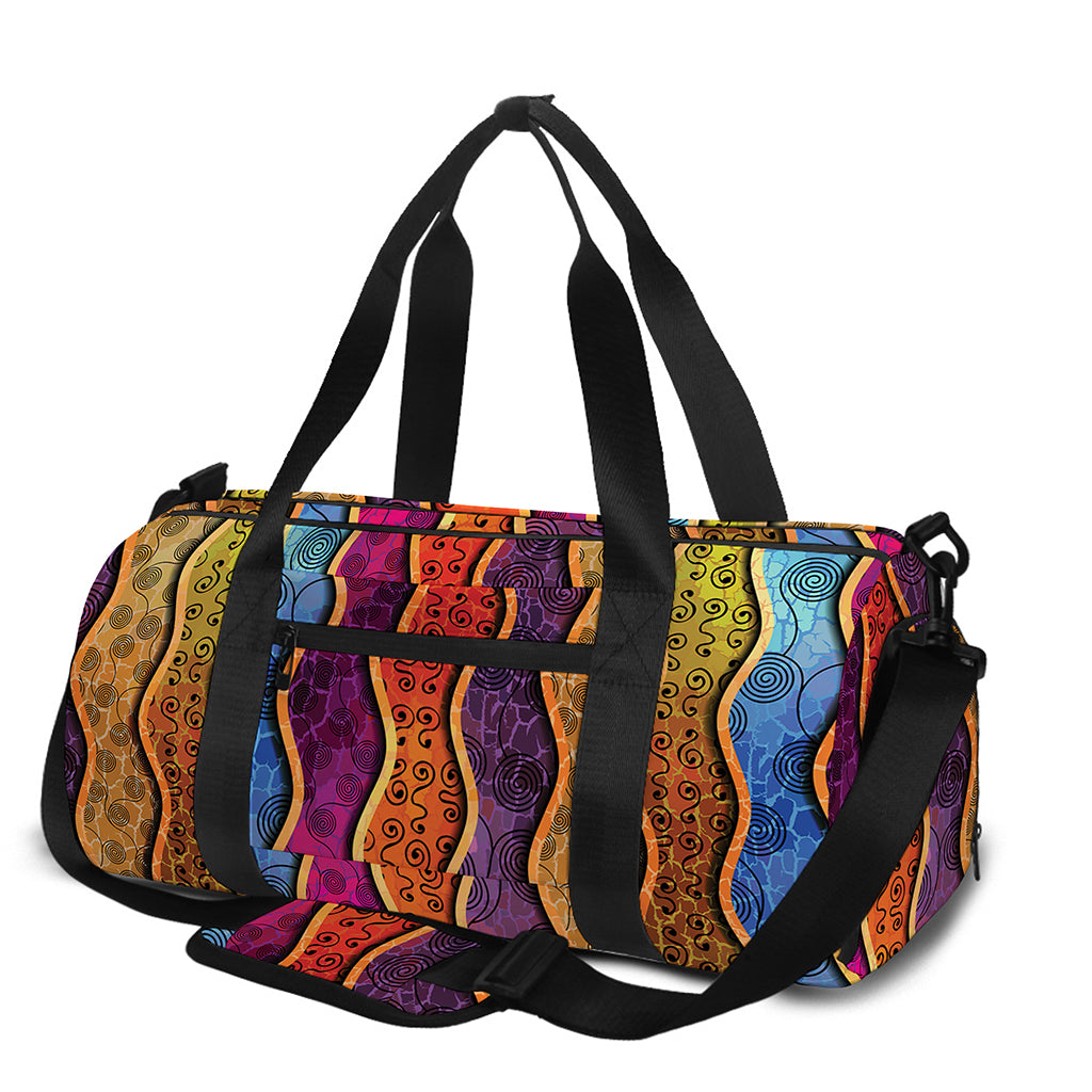 Afro Ethnic Inspired Print Gym Bag