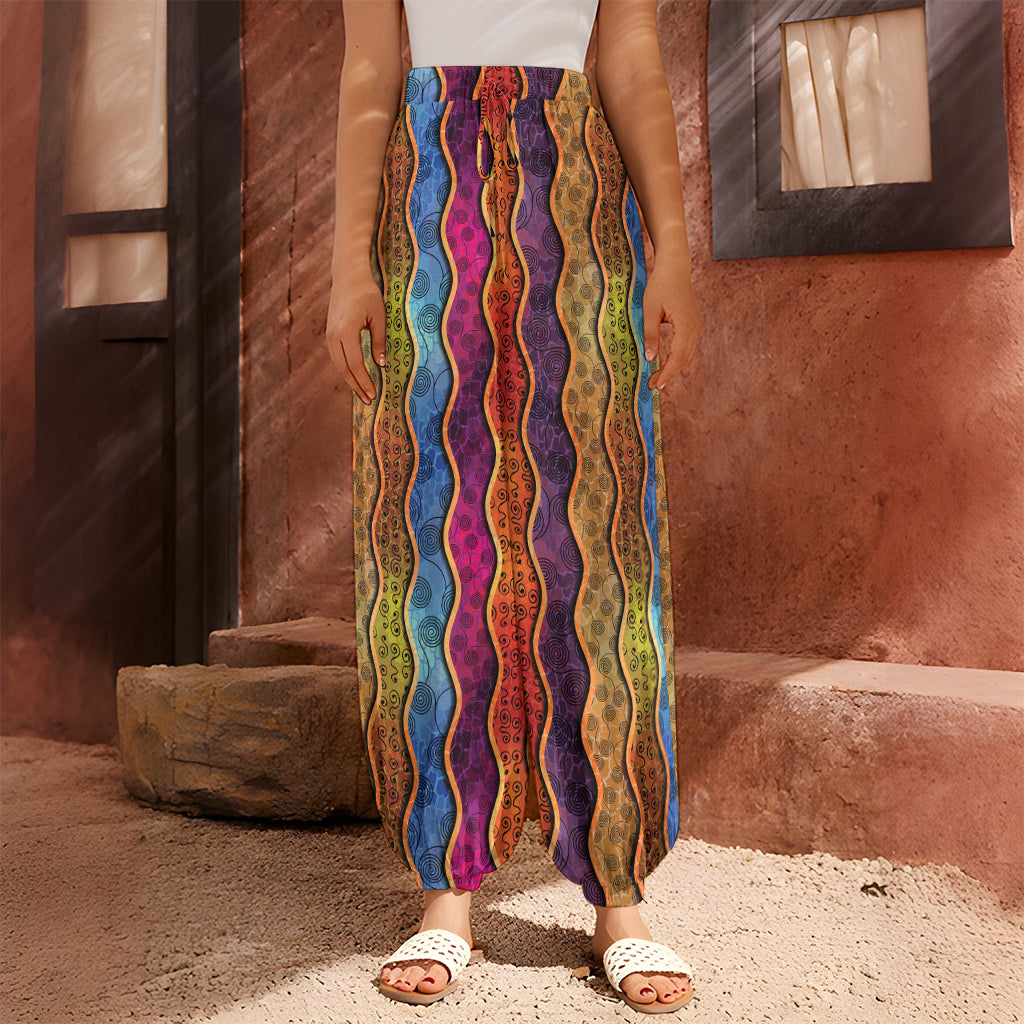 Afro Ethnic Inspired Print Harem Pants