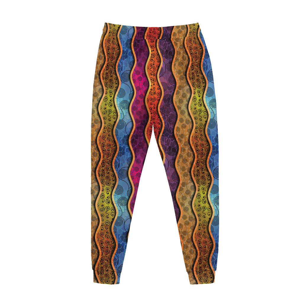 Afro Ethnic Inspired Print Jogger Pants
