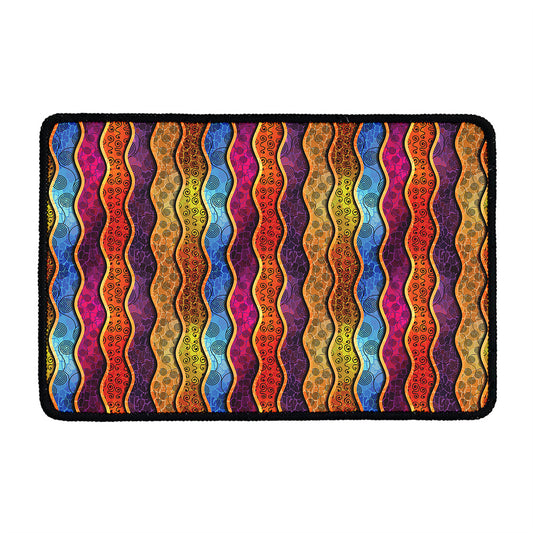 Afro Ethnic Inspired Print Kitchen Mat