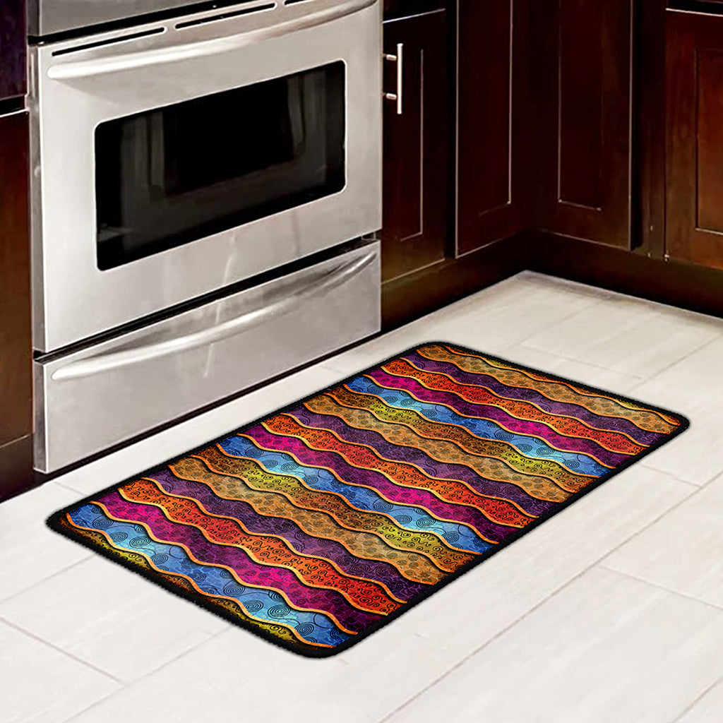 Afro Ethnic Inspired Print Kitchen Mat