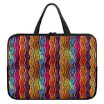 Afro Ethnic Inspired Print Laptop Sleeve With Handle