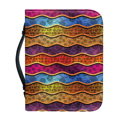 Afro Ethnic Inspired Print Leather Bible Cover