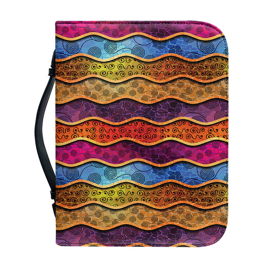 Afro Ethnic Inspired Print Leather Bible Cover