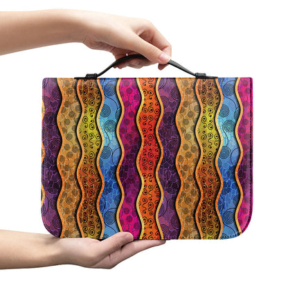 Afro Ethnic Inspired Print Leather Bible Cover