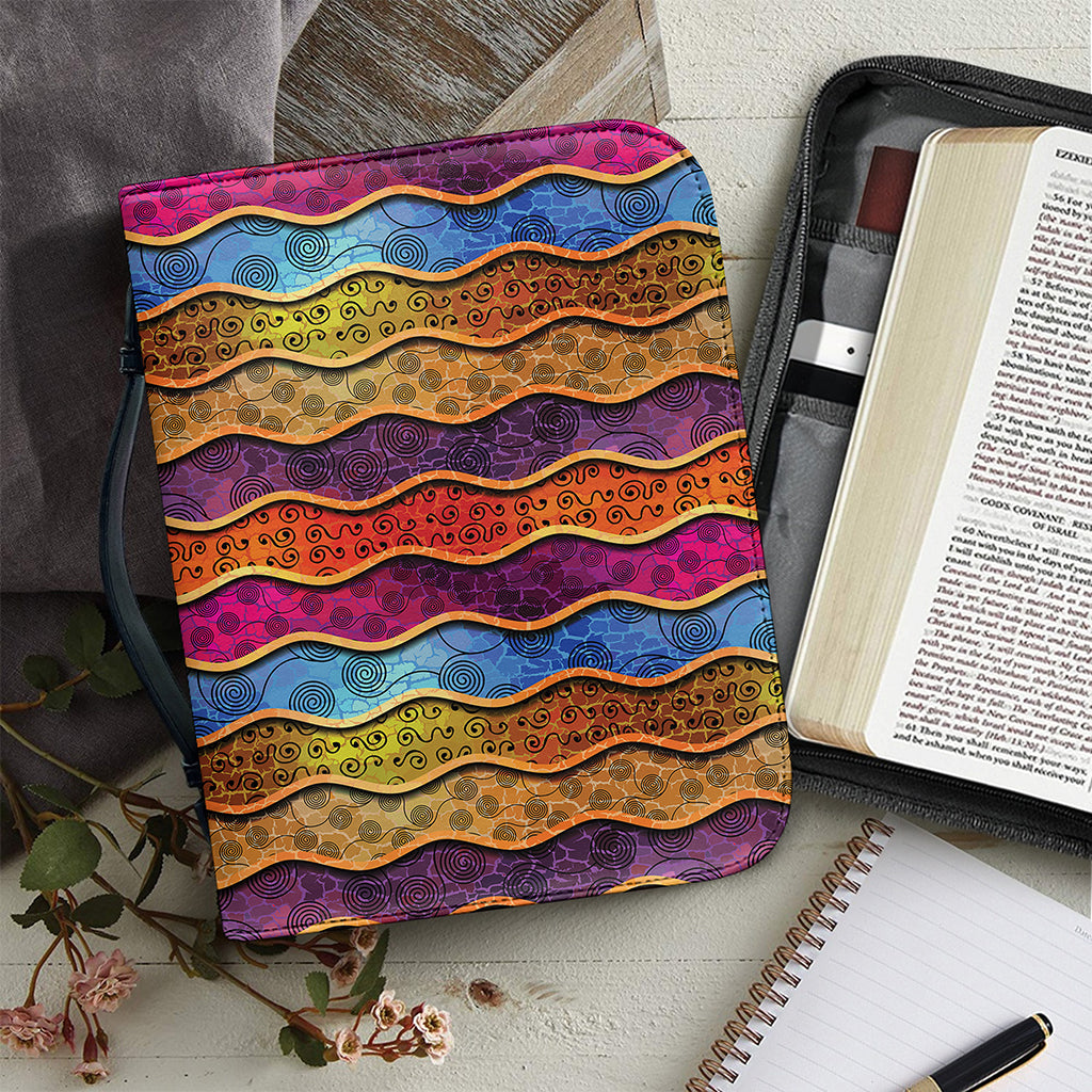 Afro Ethnic Inspired Print Leather Bible Cover