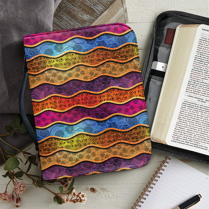 Afro Ethnic Inspired Print Leather Bible Cover