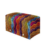 Afro Ethnic Inspired Print Leather Tissue Box Cover
