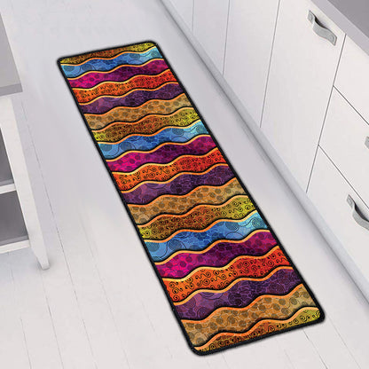 Afro Ethnic Inspired Print Long Kitchen Mat