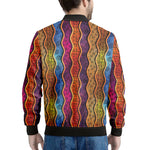 Afro Ethnic Inspired Print Men's Bomber Jacket