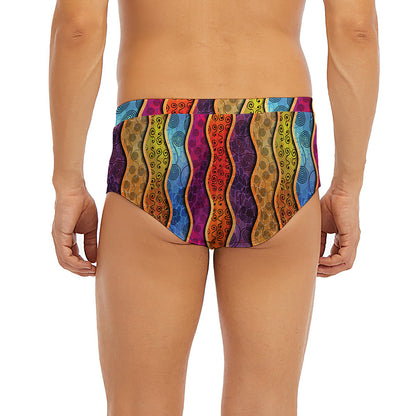 Afro Ethnic Inspired Print Men's Briefs
