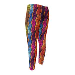 Afro Ethnic Inspired Print Men's Compression Pants