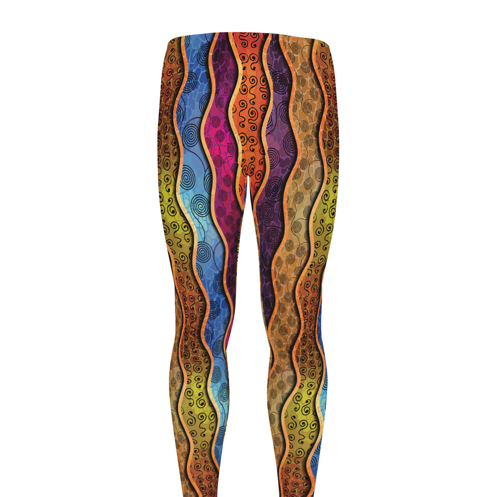 Afro Ethnic Inspired Print Men's leggings