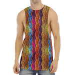 Afro Ethnic Inspired Print Men's Muscle Tank Top