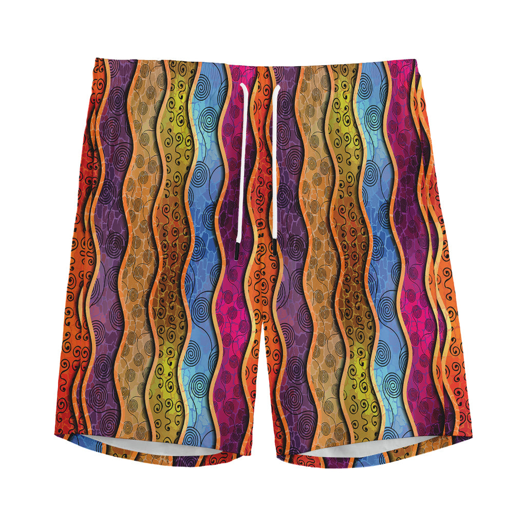 Afro Ethnic Inspired Print Men's Sports Shorts