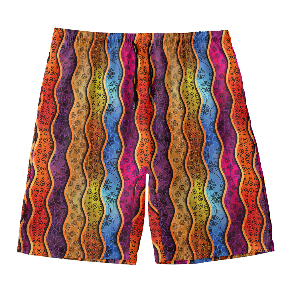 Afro Ethnic Inspired Print Men's Swim Trunks