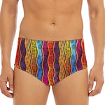 Afro Ethnic Inspired Print Men's Triangle Swim Briefs