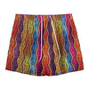 Afro Ethnic Inspired Print Mesh Shorts