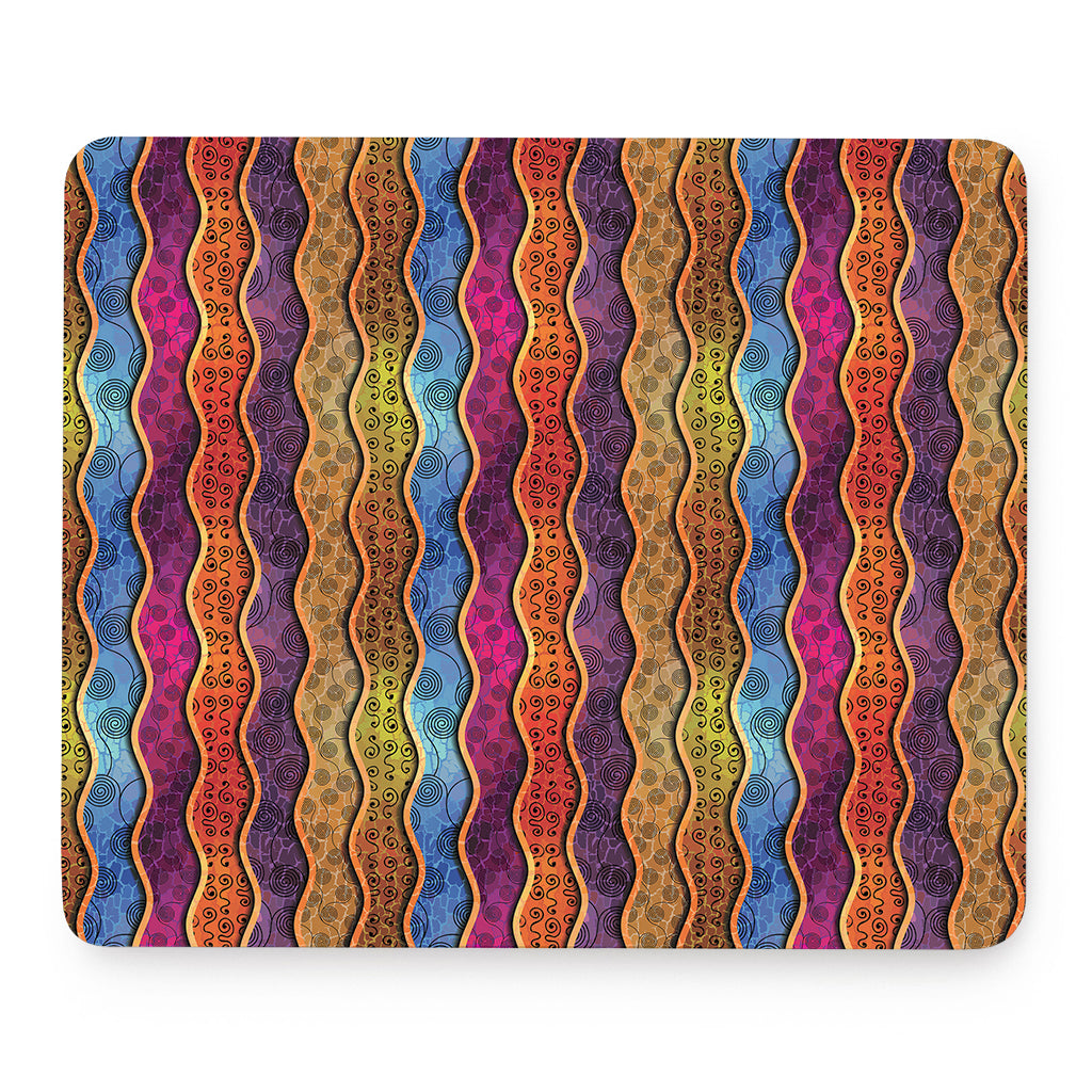 Afro Ethnic Inspired Print Mouse Pad