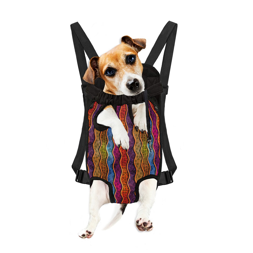 Afro Ethnic Inspired Print Pet Carrier Backpack