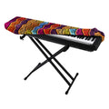Afro Ethnic Inspired Print Piano Keyboard Cover