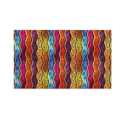 Afro Ethnic Inspired Print Polyester Flag