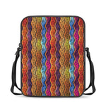 Afro Ethnic Inspired Print Rectangular Crossbody Bag