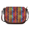 Afro Ethnic Inspired Print Saddle Bag