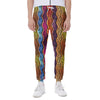 Afro Ethnic Inspired Print Scuba Joggers