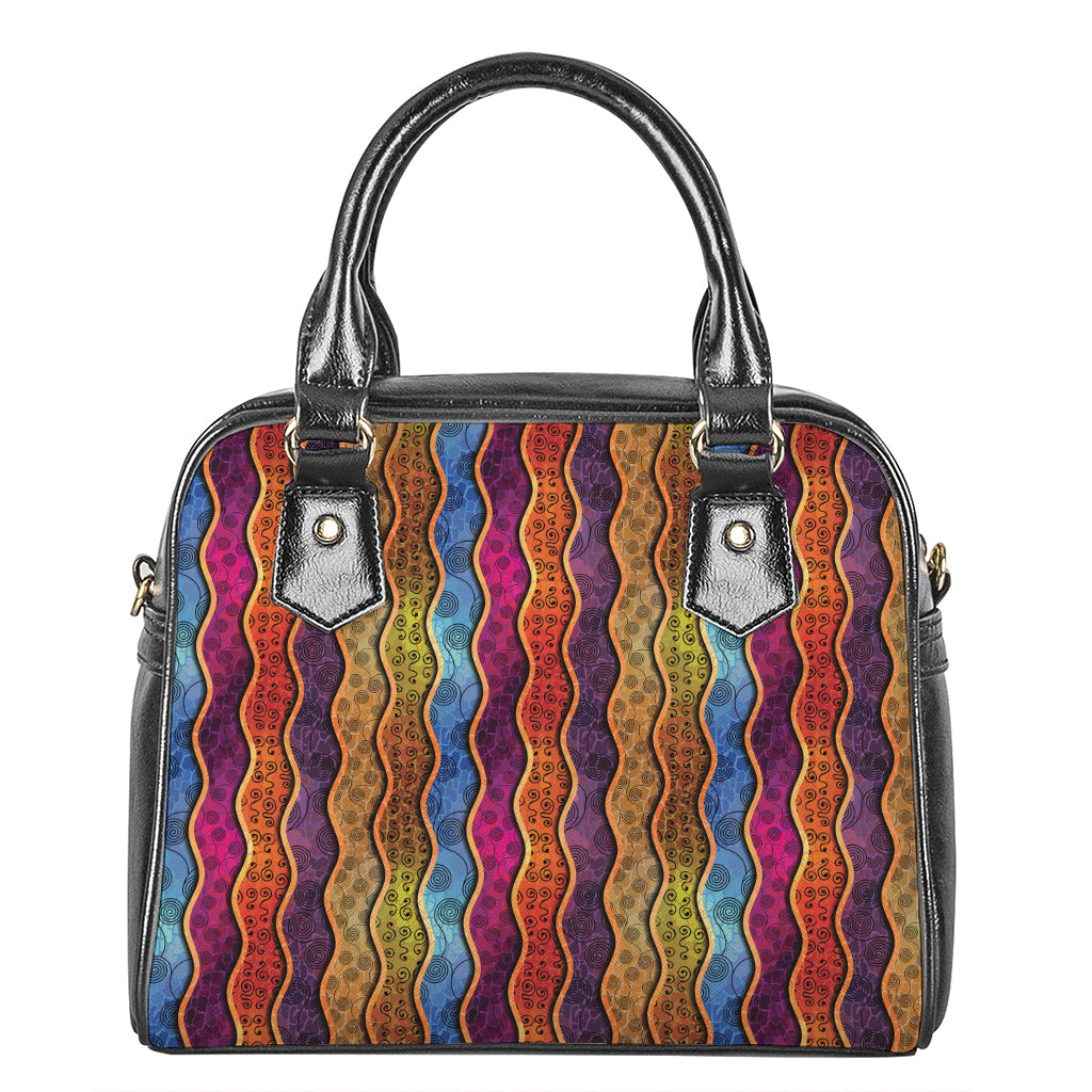 Afro Ethnic Inspired Print Shoulder Handbag