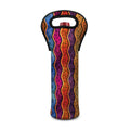 Afro Ethnic Inspired Print Single Neoprene Wine Tote