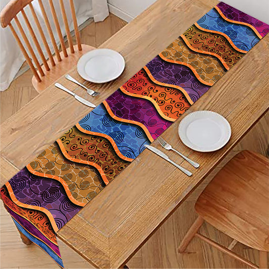 Afro Ethnic Inspired Print Table Runner