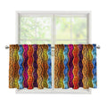 Afro Ethnic Inspired Print Tier Curtains