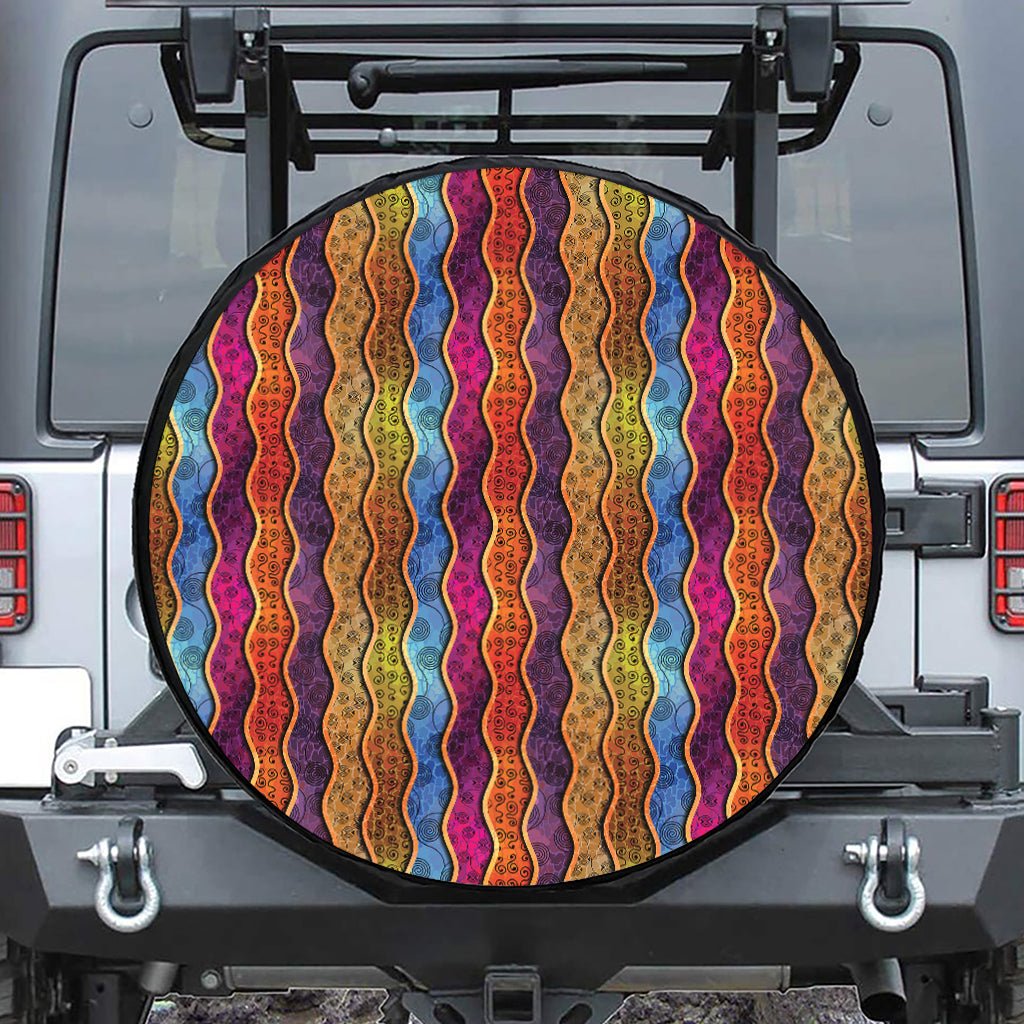 Afro Ethnic Inspired Print Tire Cover