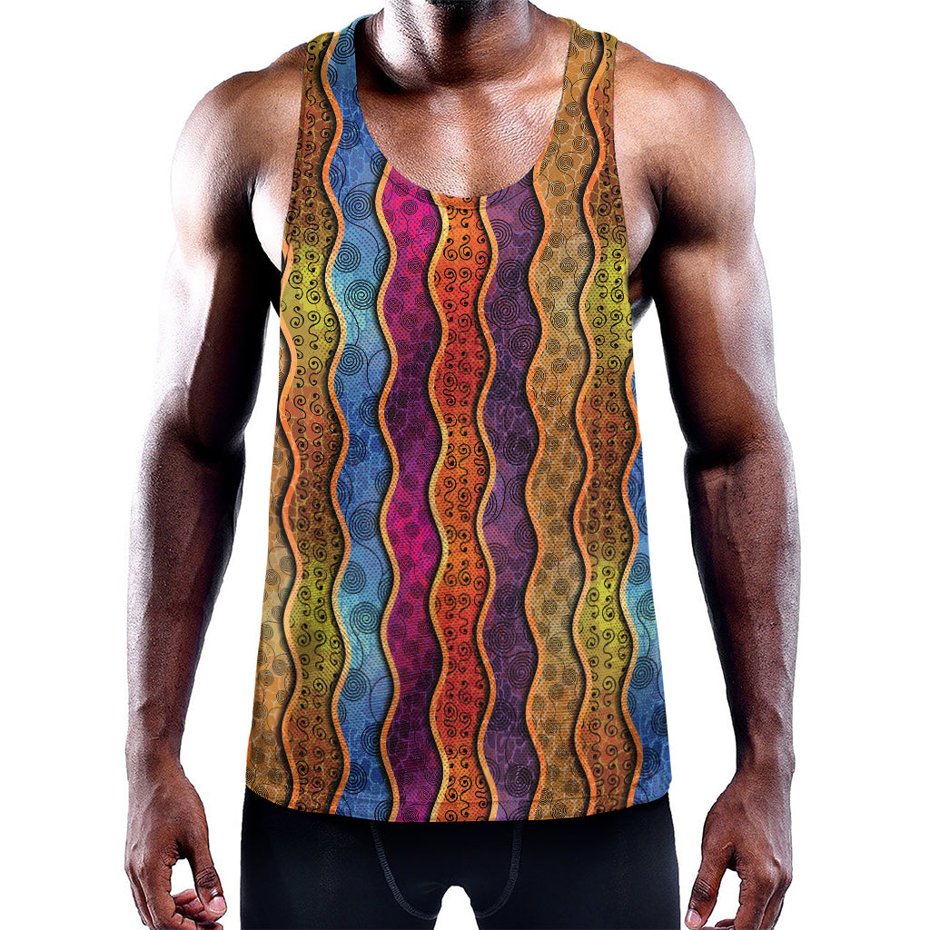 Afro Ethnic Inspired Print Training Tank Top