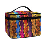 Afro Ethnic Inspired Print Travel Makeup Bag