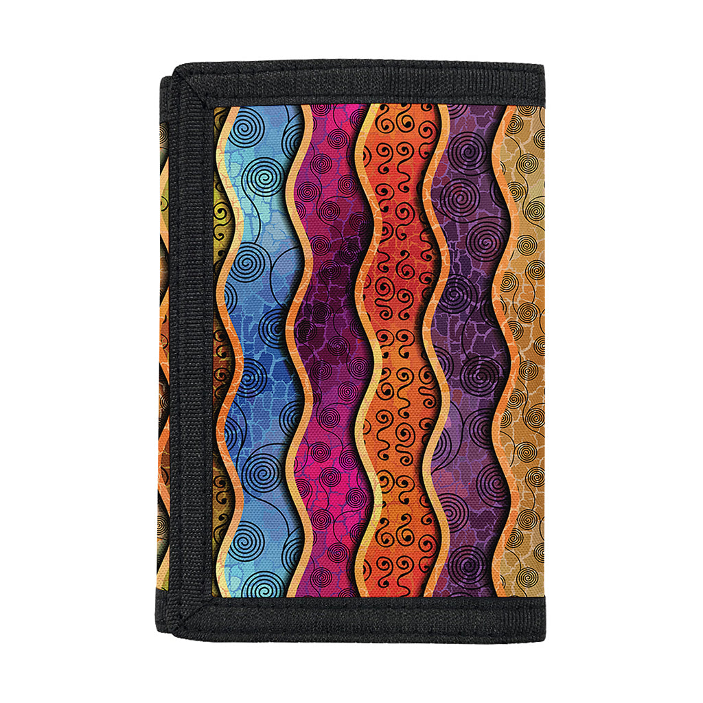 Afro Ethnic Inspired Print Trifold Wallet