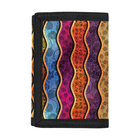 Afro Ethnic Inspired Print Trifold Wallet