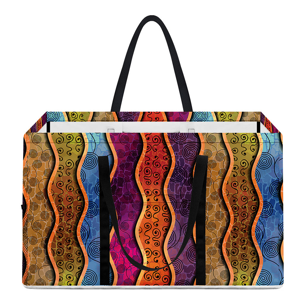 Afro Ethnic Inspired Print Utility Tote Bag