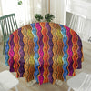 Afro Ethnic Inspired Print Waterproof Round Tablecloth