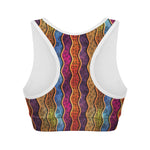 Afro Ethnic Inspired Print Women's Sports Bra